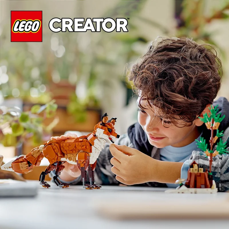 Tri šumske LEGO® životinje u jednom kompletu
