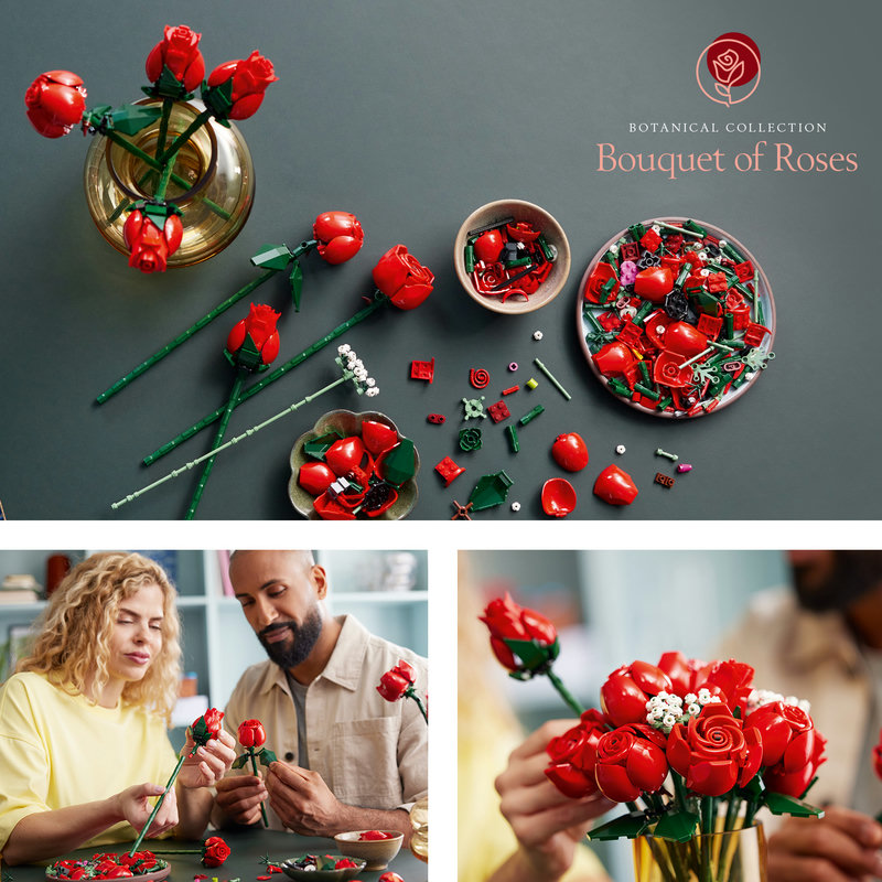 LEGO 10328 Schleierkraut-Zweige im Detail