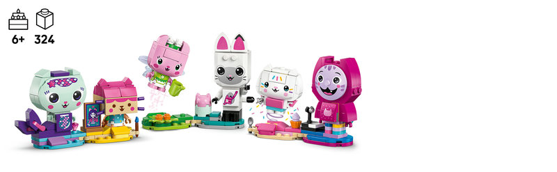 LEGO 11215 Spielszene mit Gabbys Katzenfreunden