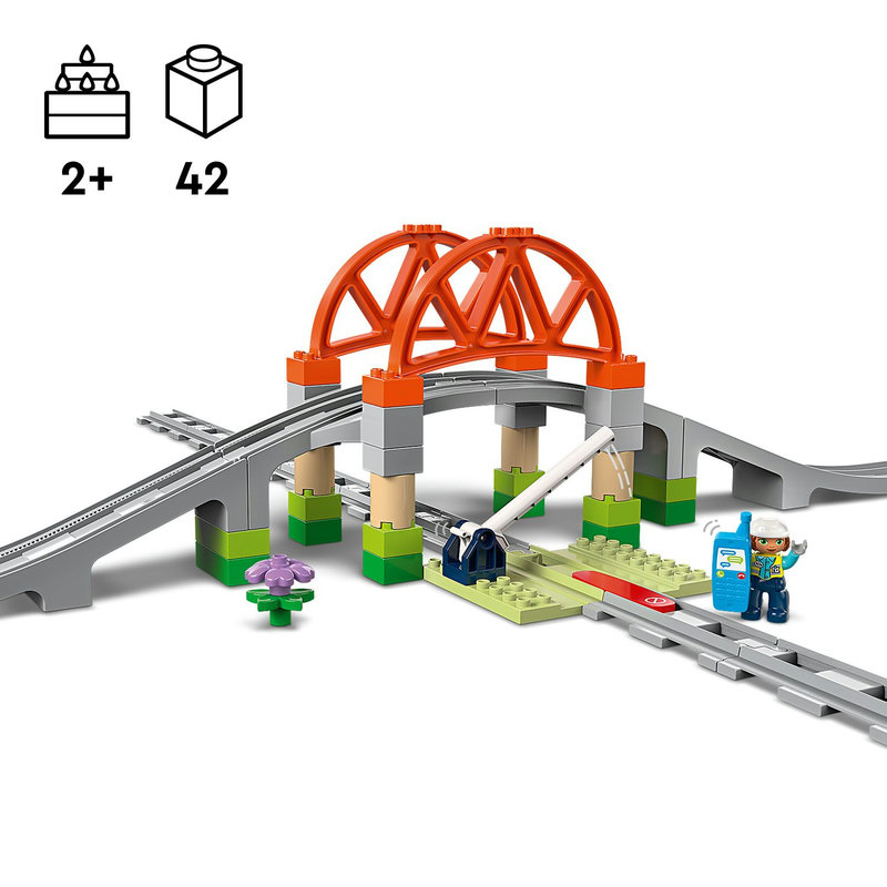 Přidejte k jakékoli stavebnici s vláčky LEGO® DUPLO®