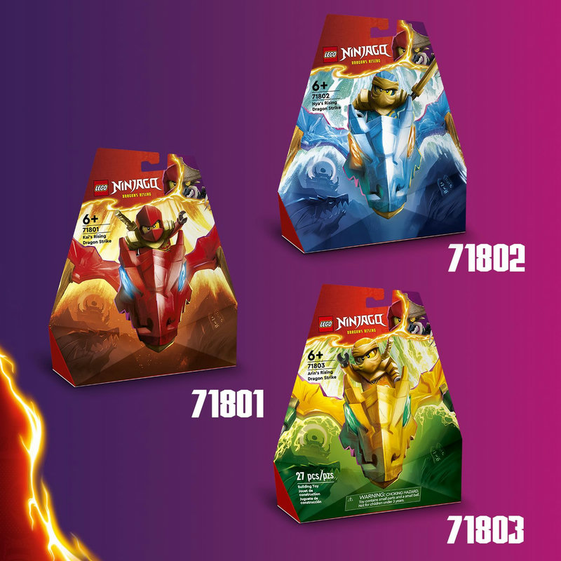 Dar daugiau LEGO® NINJAGO® rinkinių