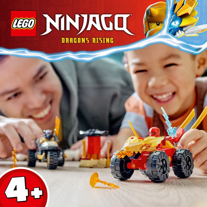 Spielset mit NINJAGO® Flitzer und Motorrad