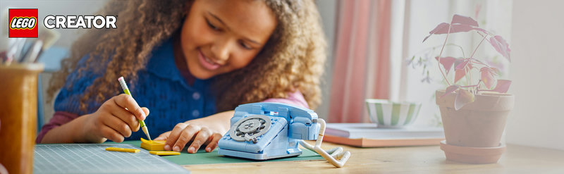 LEGO 31174 Retro-Telefon Produktbild mit dem 60er-Jahre-Telefon und Wählscheibe