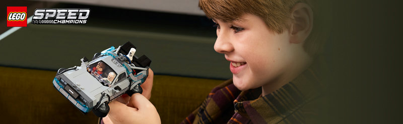 LEGO 77256 Speed Champions Zeitmaschine aus Zurück in die Zukunft Produktbild