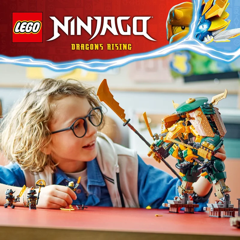 Ein einmaliges NINJAGO® Mech-Spielset