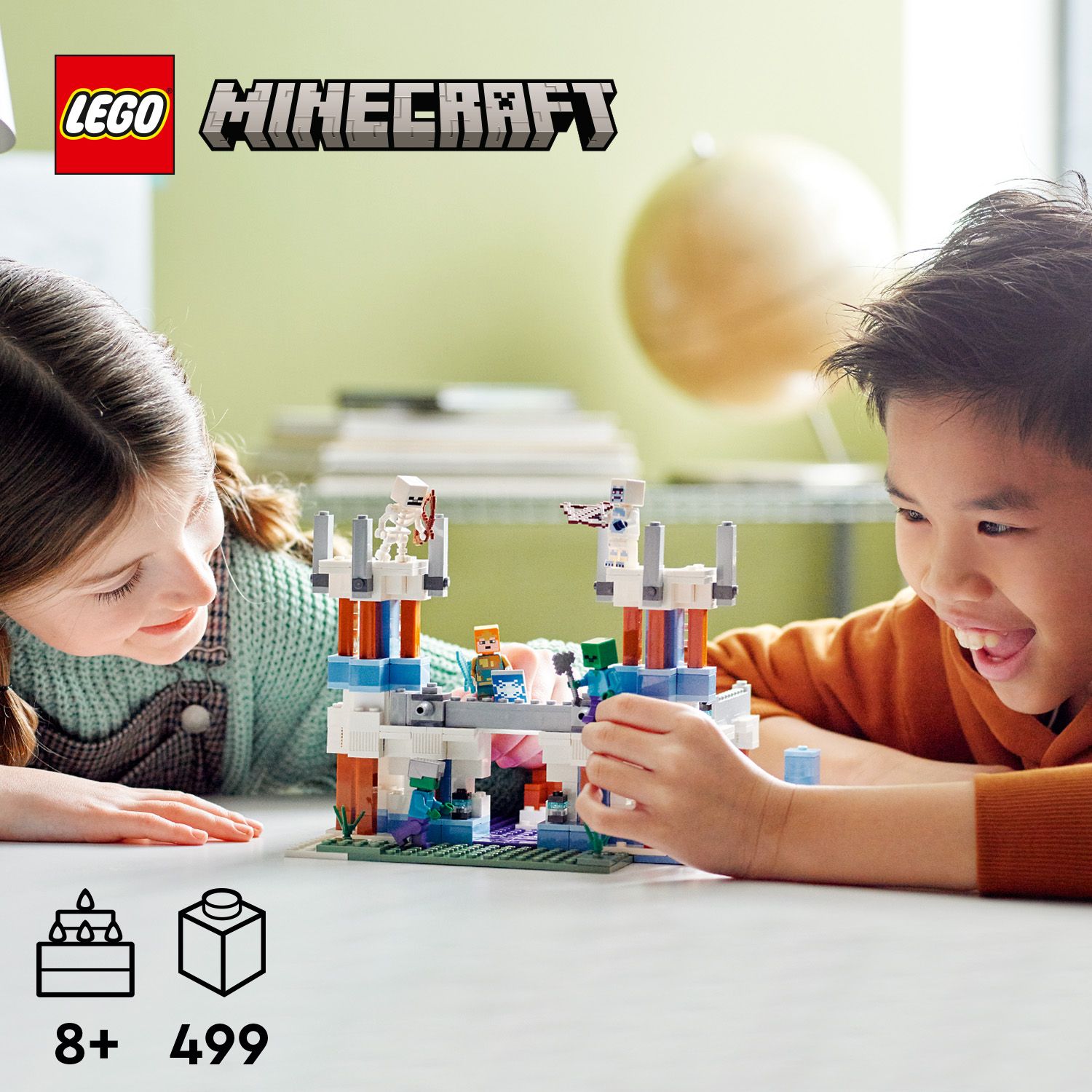 Veiksmo kupina ledo pilis „Minecraft®“ žaidėjams