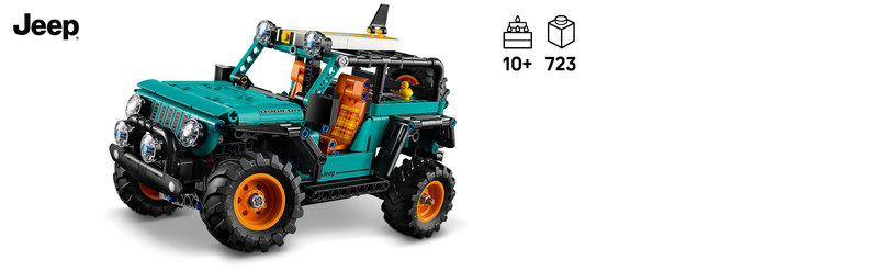 LEGO 42227 Jeep Wrangler Rubicon Perspektive 1