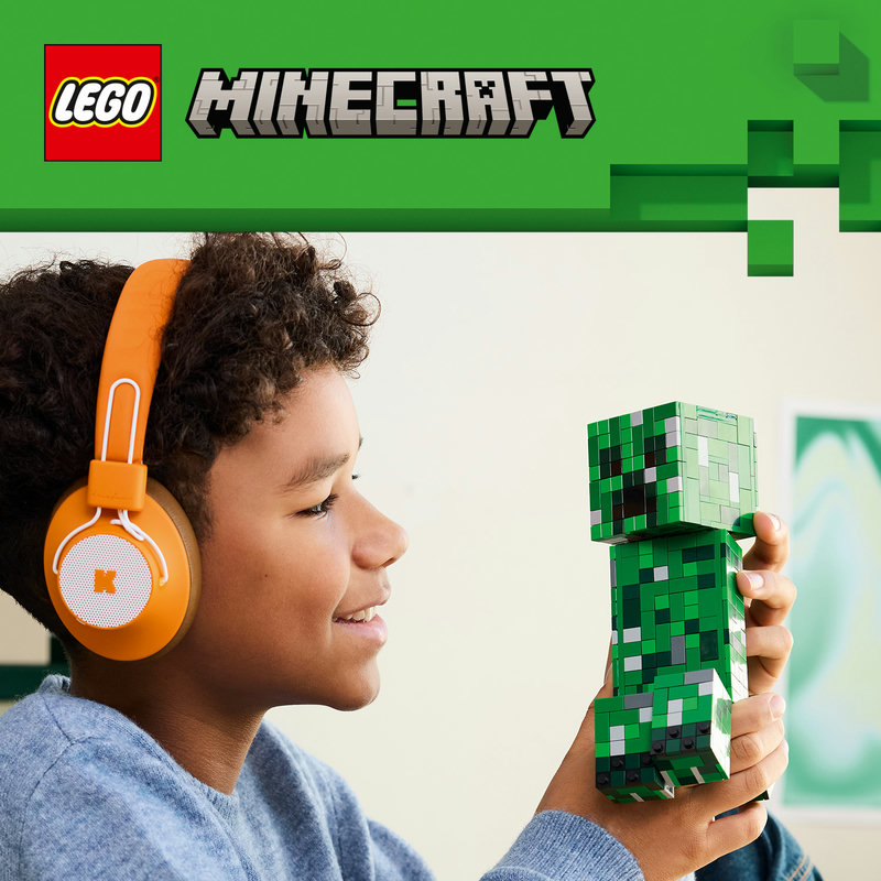 LEGO 21276 Detailansicht des Creeper-Modells