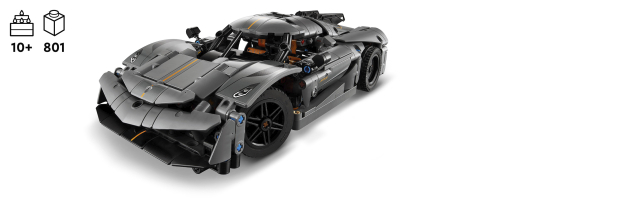 LEGO 42173 Koenigsegg Jesko Absolut Seitenansicht