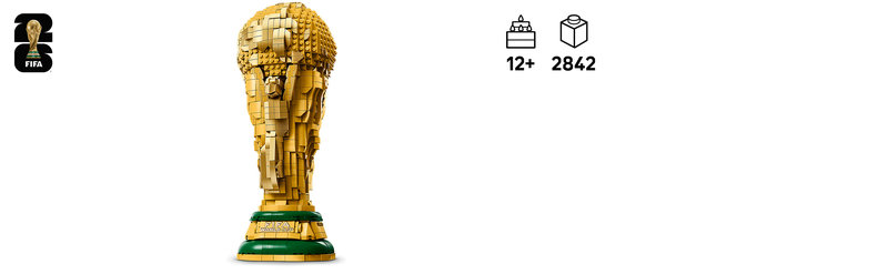 LEGO 43020 WM-Pokal goldene Details