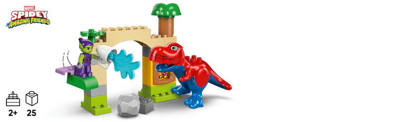 LEGO 10463 Kleinkind spielt mit Spidey-Rex