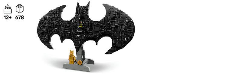 LEGO 76330 Batman Logo Seitenansicht