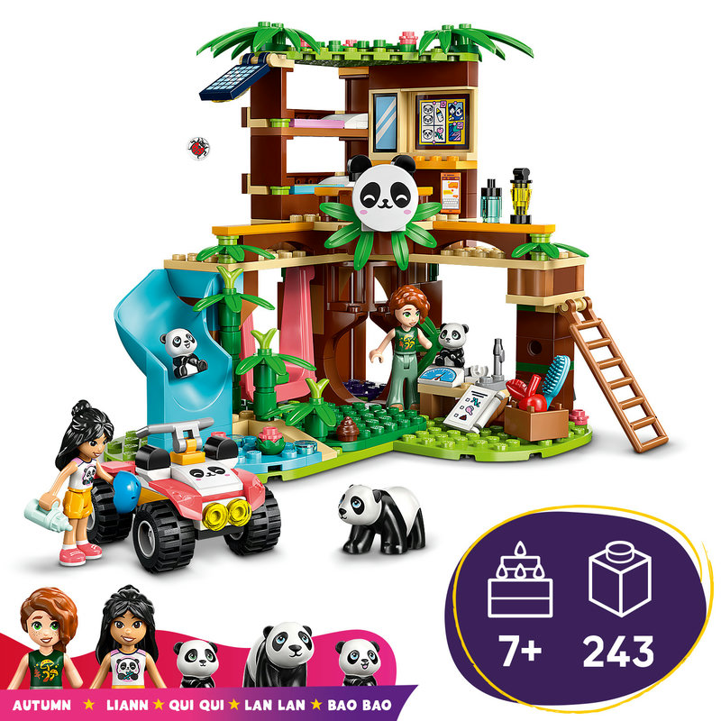 LEGO 42648 Pandas beim Fressen