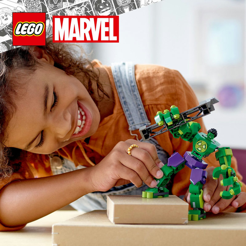 Superdidelis Halko robotas su minifigūrėle