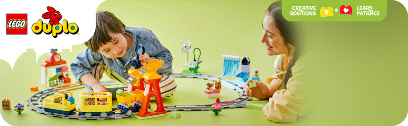LEGO 10428 DUPLO Große interaktive Eisenbahn Produktbild
