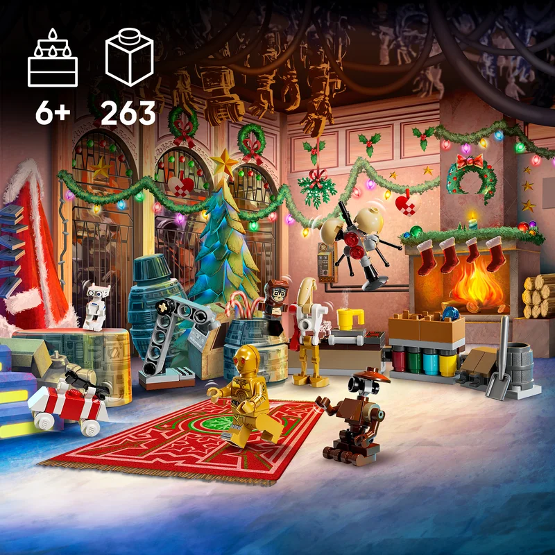 Játssz el ünnepi droidépítő történeteket!