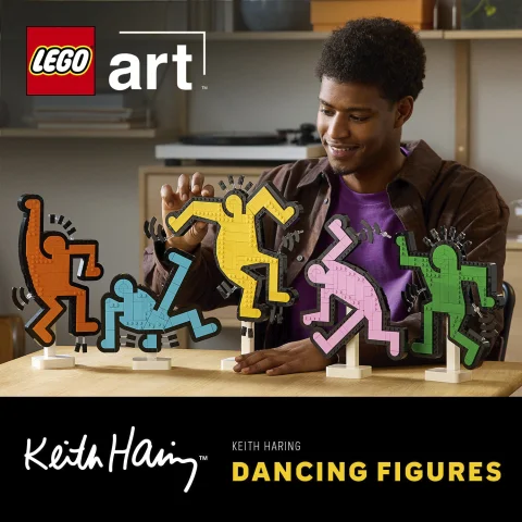 Építsd meg Keith Haring táncoló figuráit!