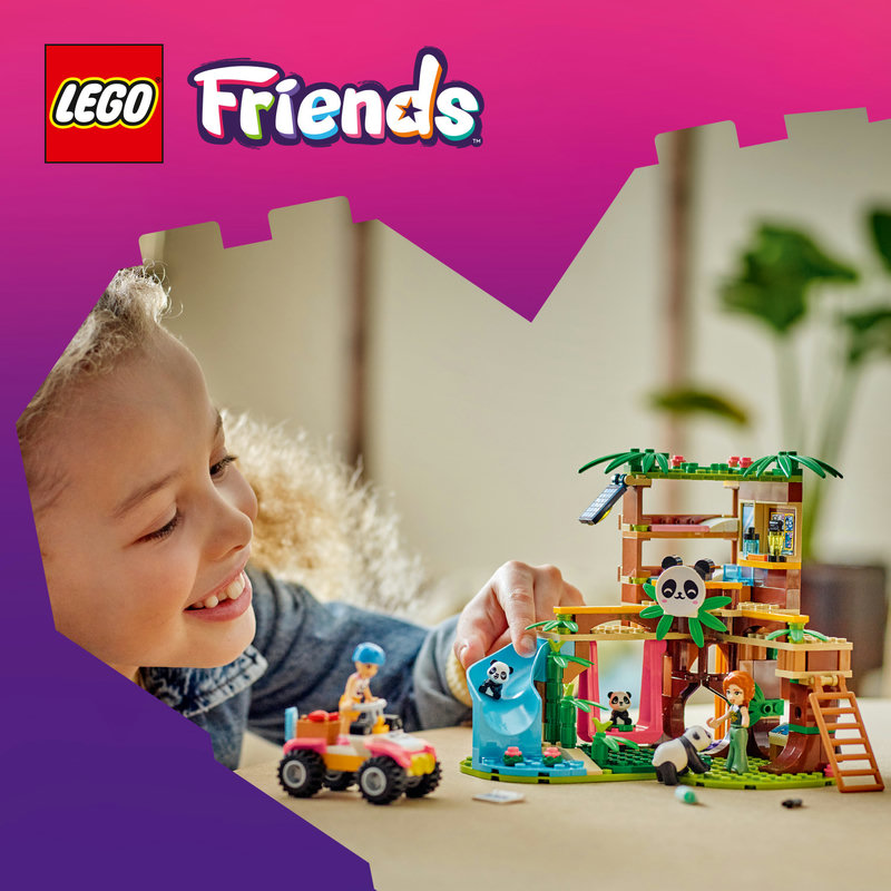 LEGO 42648 Panda-Pflege Spielszene