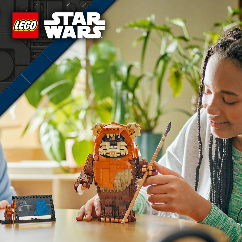 Egy aranyos, megépíthető ewok Star Wars™ rajongóknak