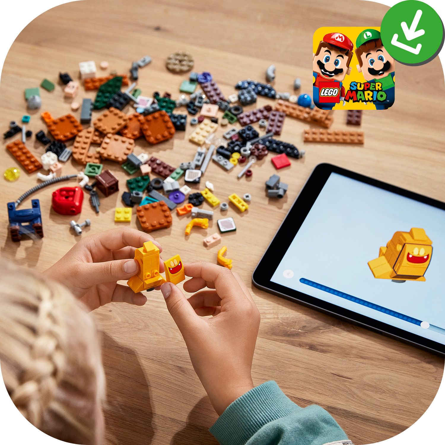 Išbandykite programą LEGO® Super Mario™