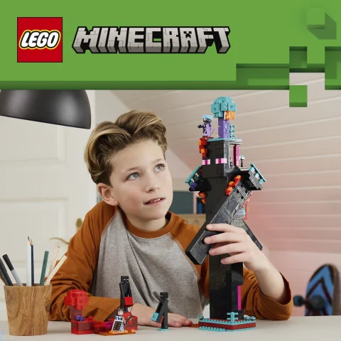 Sokoldalú, kiállítható Minecraft® építőszett