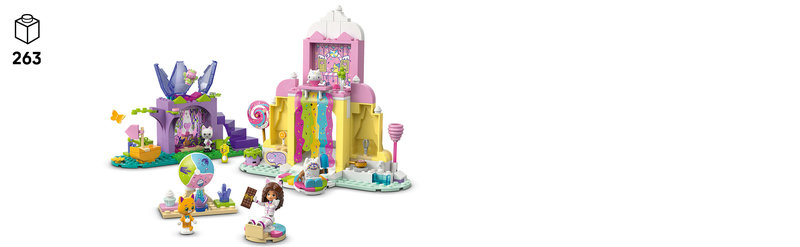 LEGO 11205 Gabby's Dollhouse Spielszene Zuckerguss-Gebirge