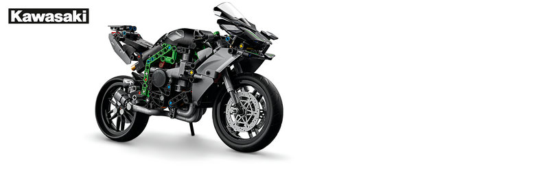 LEGO 42170 Kawasaki Ninja H2R Seitenansicht