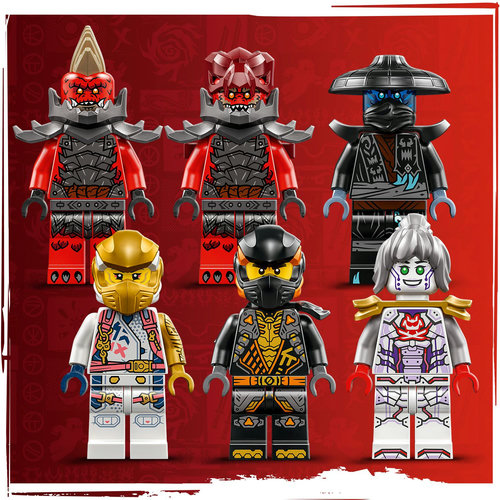 6 NINJAGO® minifiguren