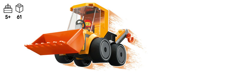 LEGO 60483 Radlader auf der Baustelle