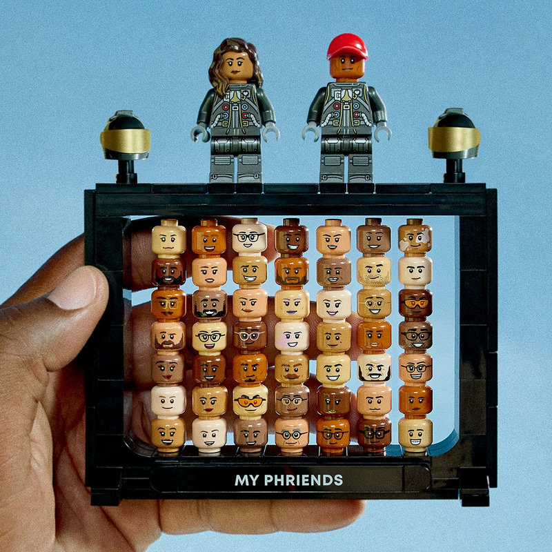 Minifiguren van Pharrell en Helen Williams