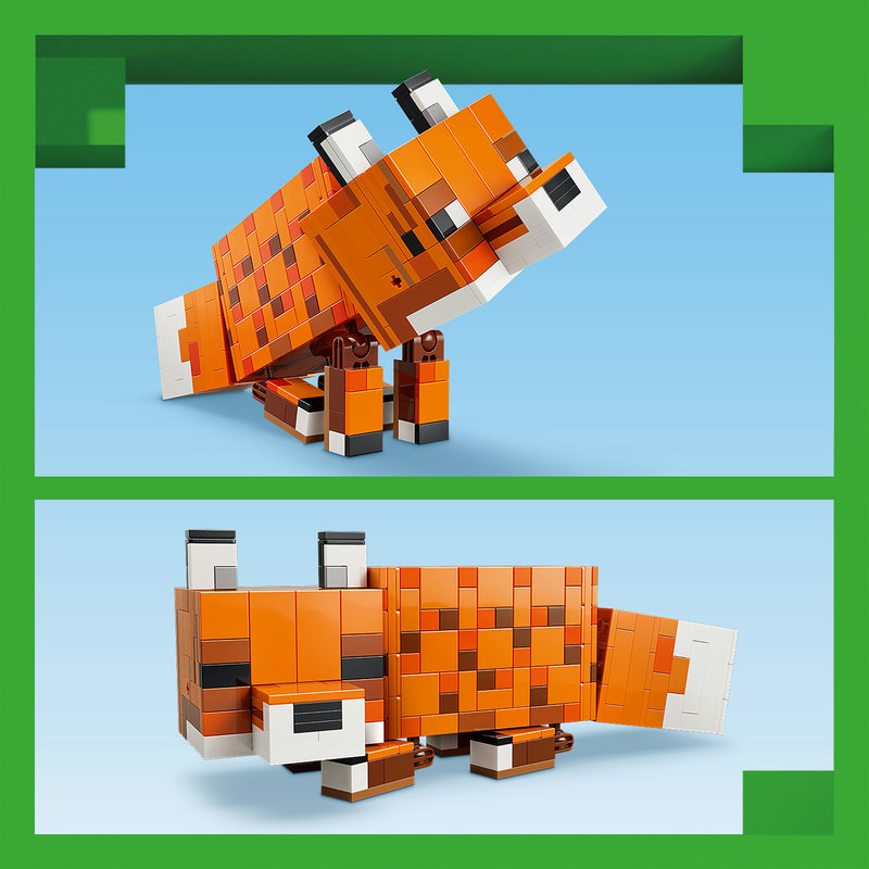 LEGO 21588 Minecraft Der Fuchs Gesamtansicht