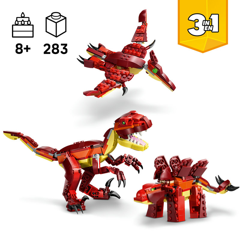 LEGO 31379 Flugsaurier-Figur mit ausgebreiteten Schwingen in Flugpose