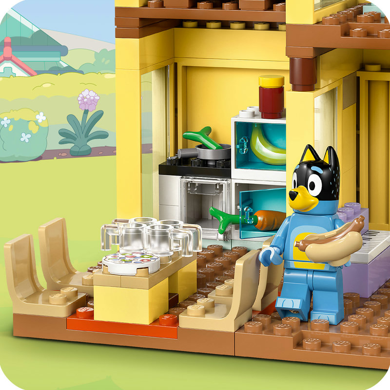 LEGO 11203 Bluey Haus Rückansicht