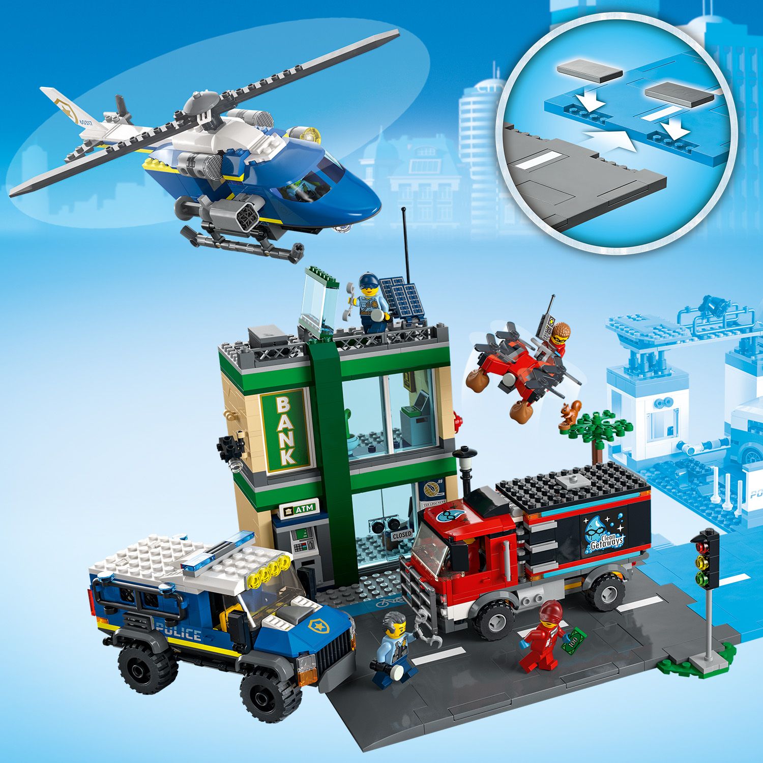 LEGO® ceļa plākšņu sistēma