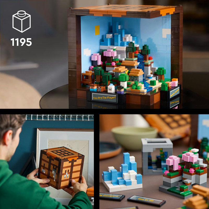 Alle magie van LEGO® Minecraft® in één set