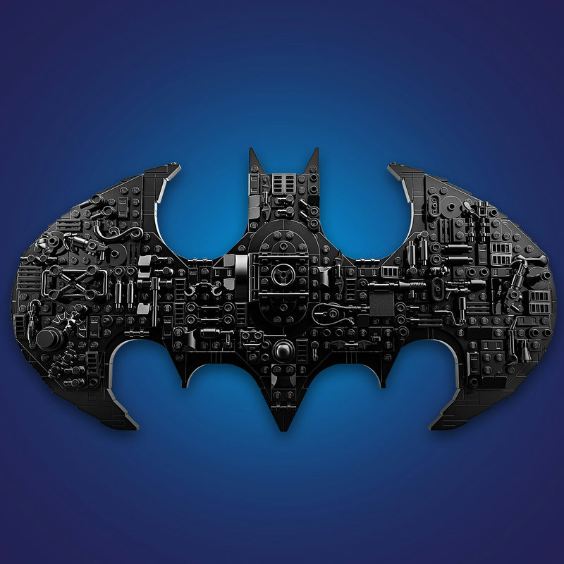 LEGO 76330 Batman Logo Nahaufnahme
