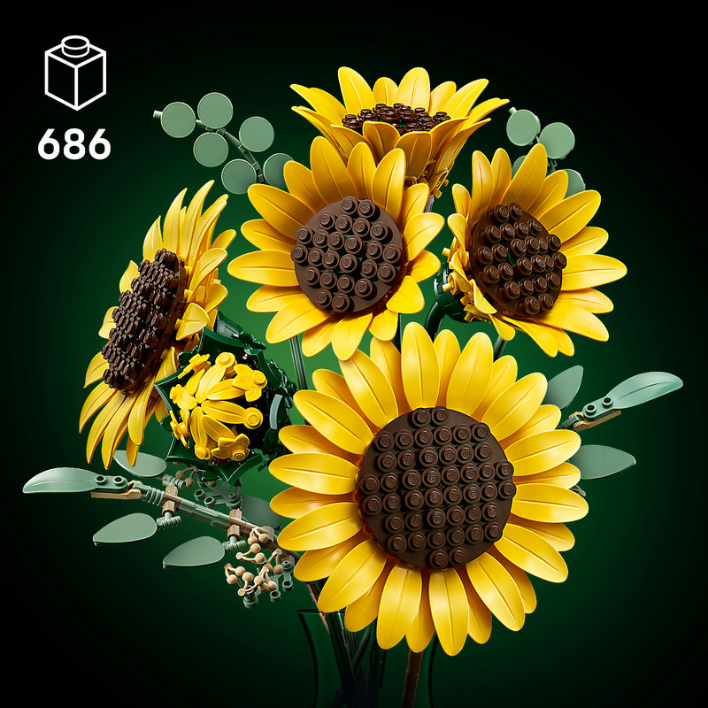 LEGO 11502 Sonnenblumen Seitenansicht
