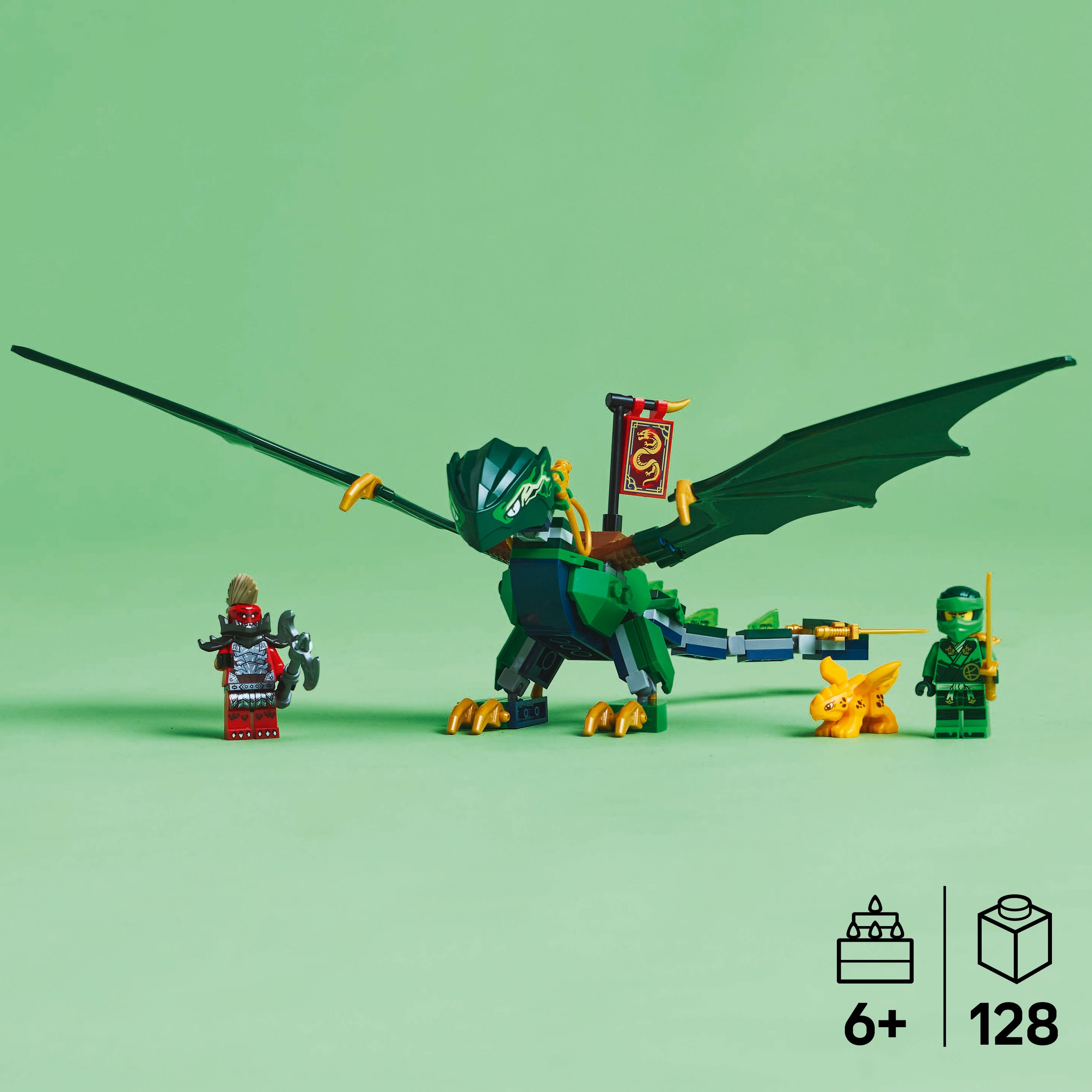 Конструктор ЛЕГО Ниндзяго Зеленый лесной дракон Ллойда Lego Ninjago 71829