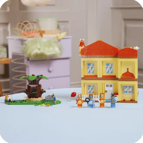 Játszóháztémájú ajándék Bluey rajongóinak