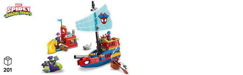 LEGO 11208 Piratenschiff Spielszene 1