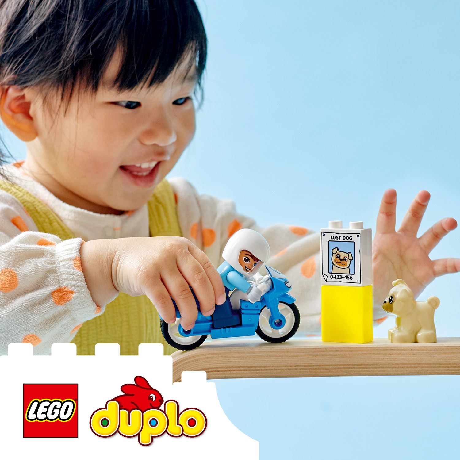 Duplo best sale police motorbike