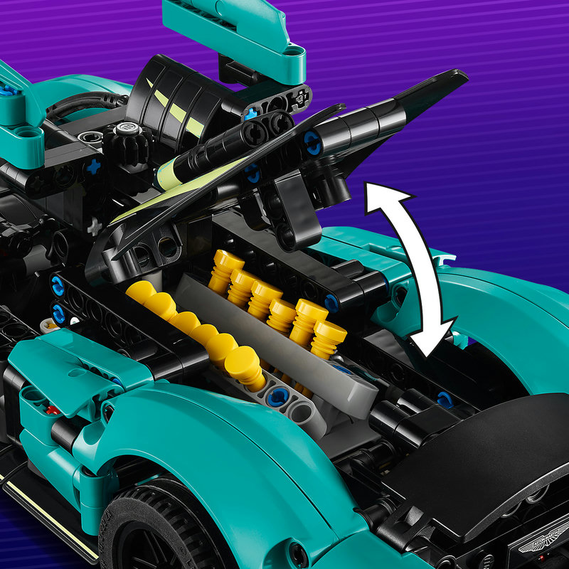 LEGO 42208 Aston Martin Valkyrie Heckansicht