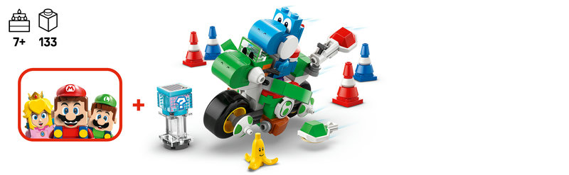 LEGO 72031 Yoshi-Bike Spielszene