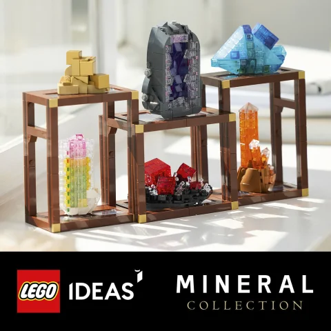Gyönyörű ásványok lenyűgöző LEGO® modelljei