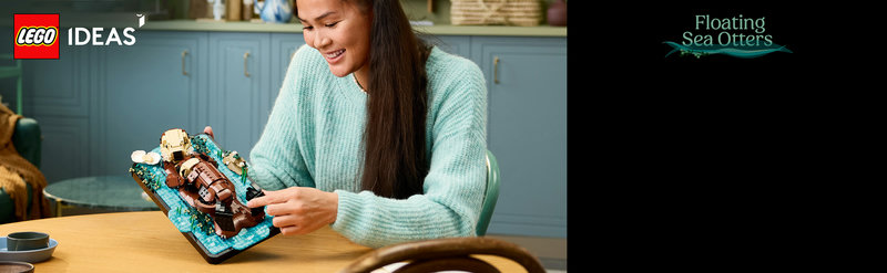 LEGO 21366 Ideas Schwimmende Otter Produktbild