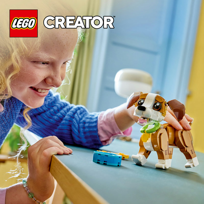 3 cute LEGO® animal playsets in 1 box