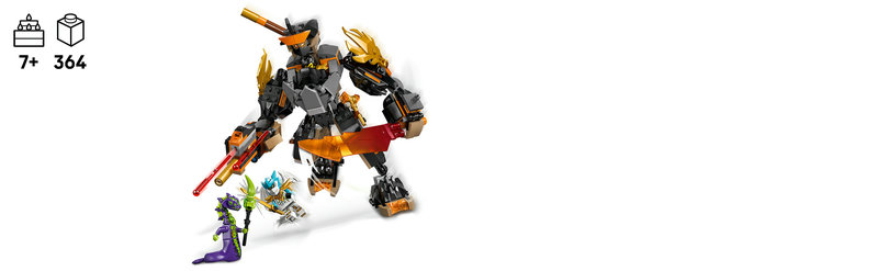 LEGO 71854 Mech mit Waffen-Zubehör