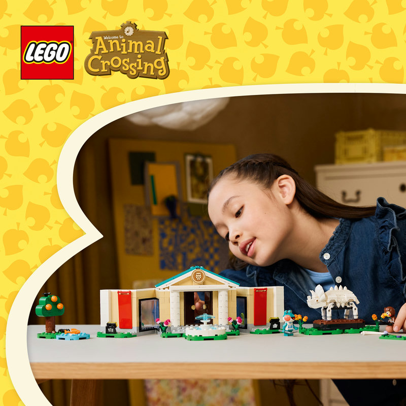 LEGO 77056 Detailansicht des Museums mit Ausstellungsräumen