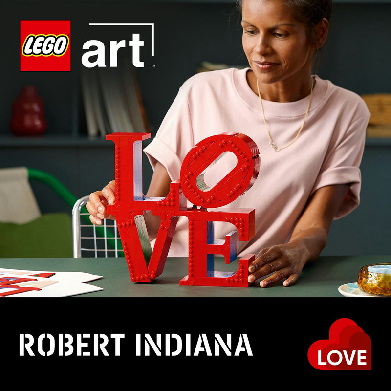 Bouw je eigen LEGO® LOVE beeld