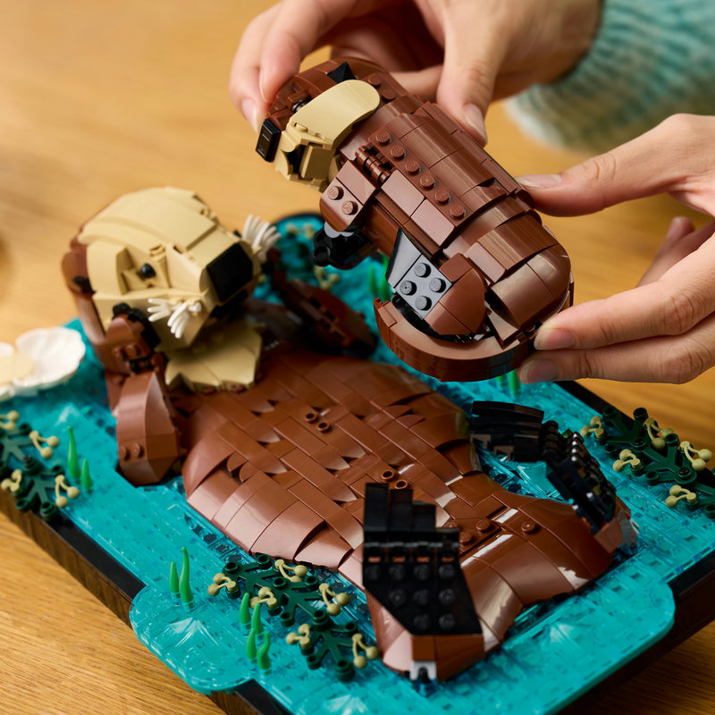 LEGO 21366 Schwimmende Otter Gesamtansicht
